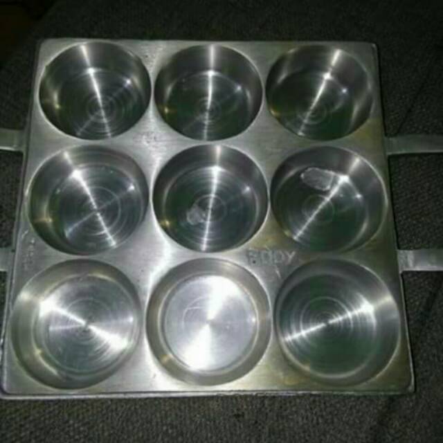 CETAKAN KUE LUMPUR / MARTABAK MINI LUBANG 9 TERMURAH