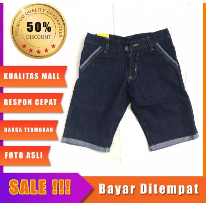 CELANA PENDEK JEANS ANAK ANAK USIA 5-10 TAHUN JEANS STRECHT