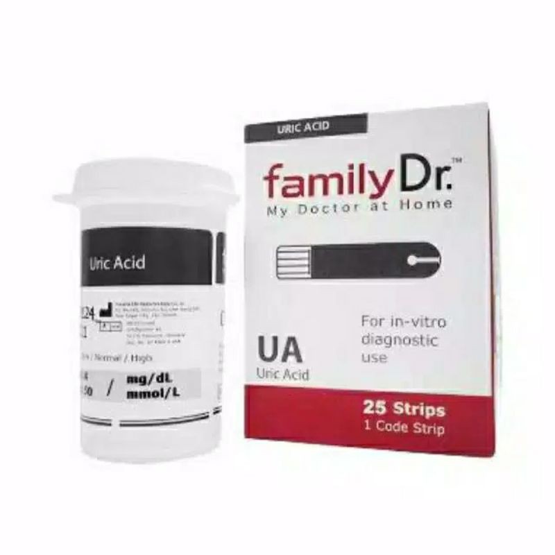 FAMILYDR STRIP URIC ACID STIK ISI ULANG ASAM URAT familyDR