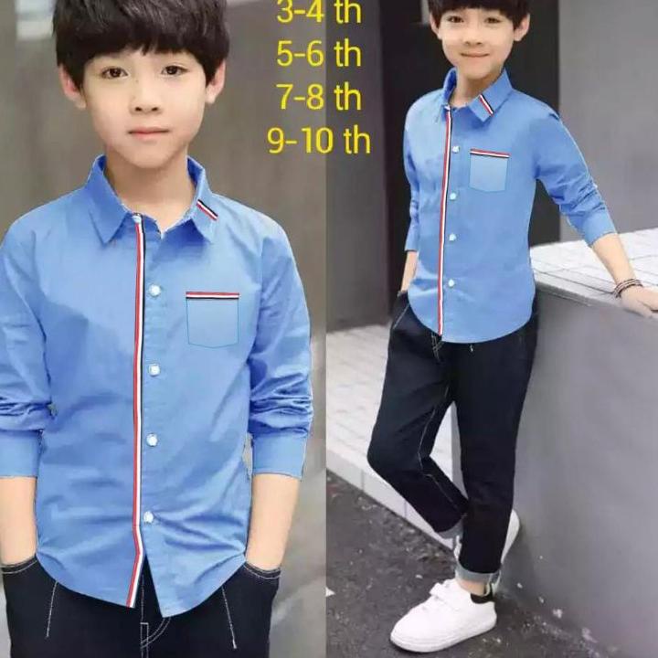 ♘ DVC FINE/ kemeja anak laki laki/ kemeja fine anak pria/ kemeja fashion anak ➥