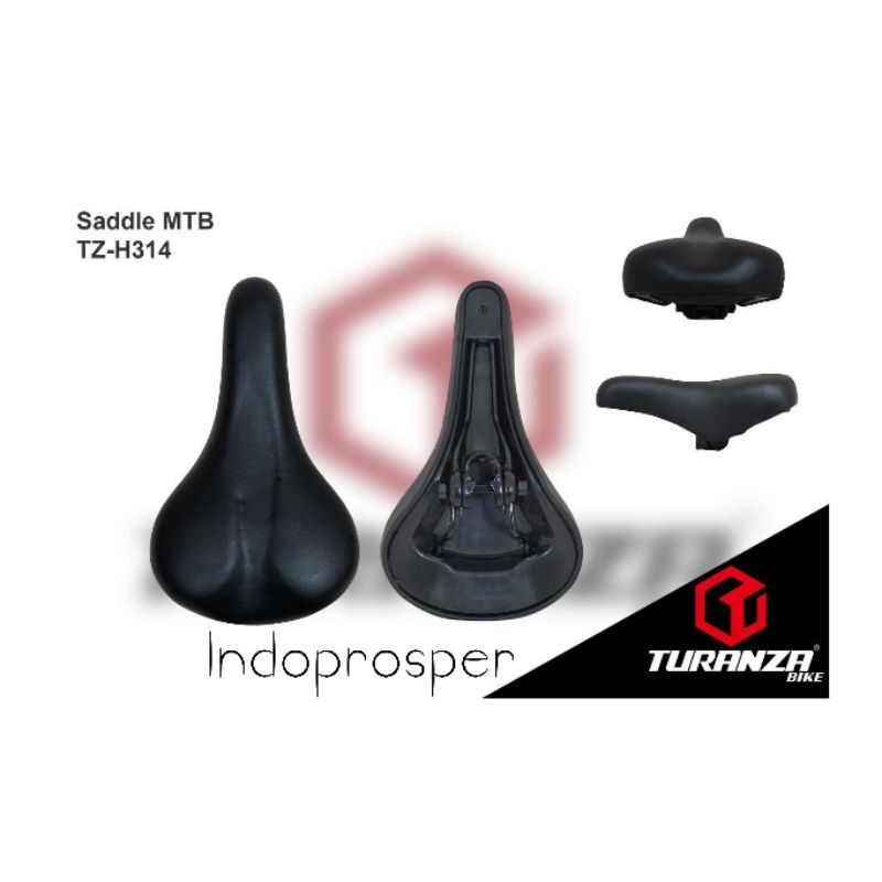 Sadel Saddle Jok Sepeda Empuk Hitam Turanza