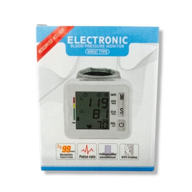 [COD] Tensimeter Digital Tensi Darah Blood Pressure Monitor