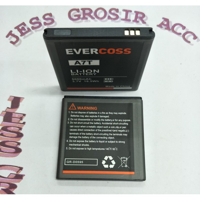 Baterai Battery Double Power Evercoss Evercross Cross A7T A8T A25 A10