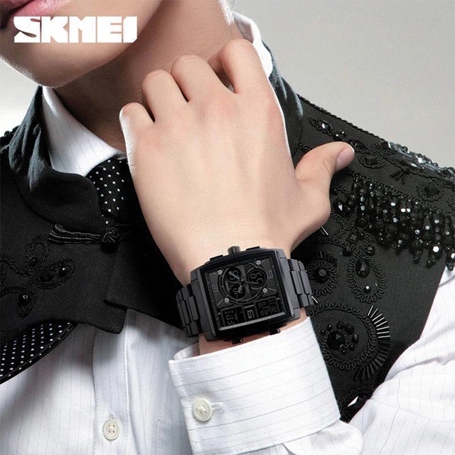 SKMEI 1274 Jam Tangan Pria Digital Analog Tali ABS Anti Air WATCHKITE WKOS