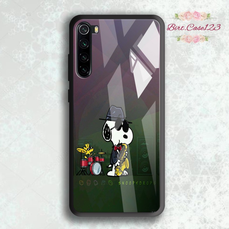 back case glass SNOPPY Oppo A3s A1k A5 A9 2020 A7 F9 A5s A31 A52 a53 A92 A37 A57 A59 A71 A83 BC2800