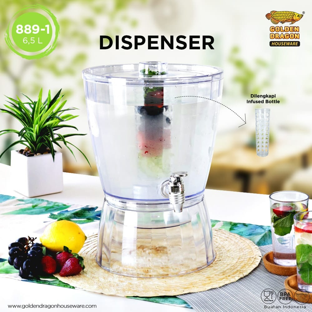 golden dragon infused water dispenser