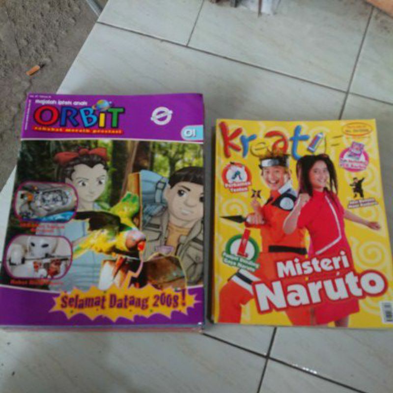 Majalah iptek Anak  ORBIT /Majalah Kreatif. bekas edisi tahun 2008