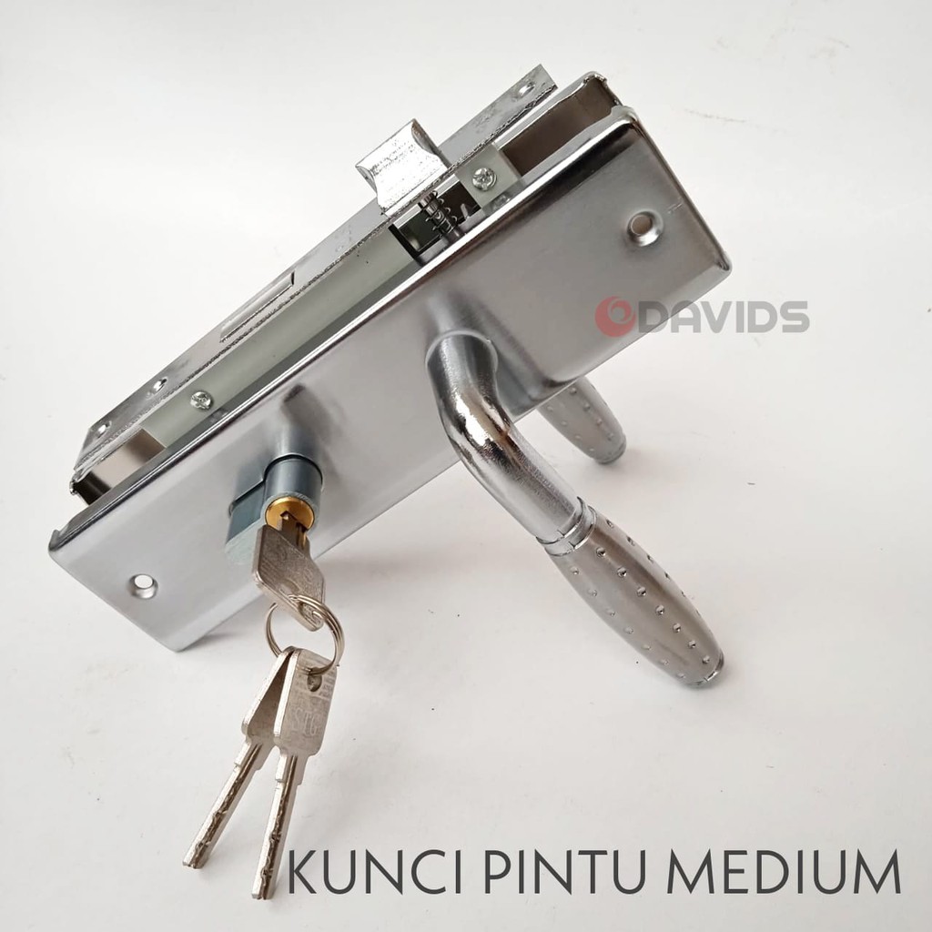 Handel Pintu Rumah Set Pegangan Kunci Kamar Konci Slot Handle Gagang Hendel Medium