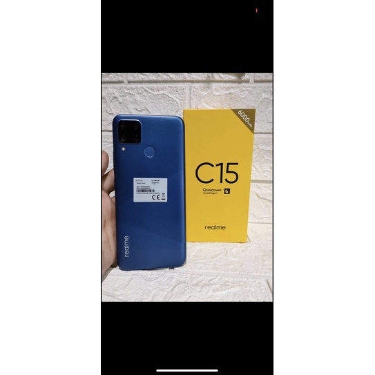 realme c15 4/64gb second fullset