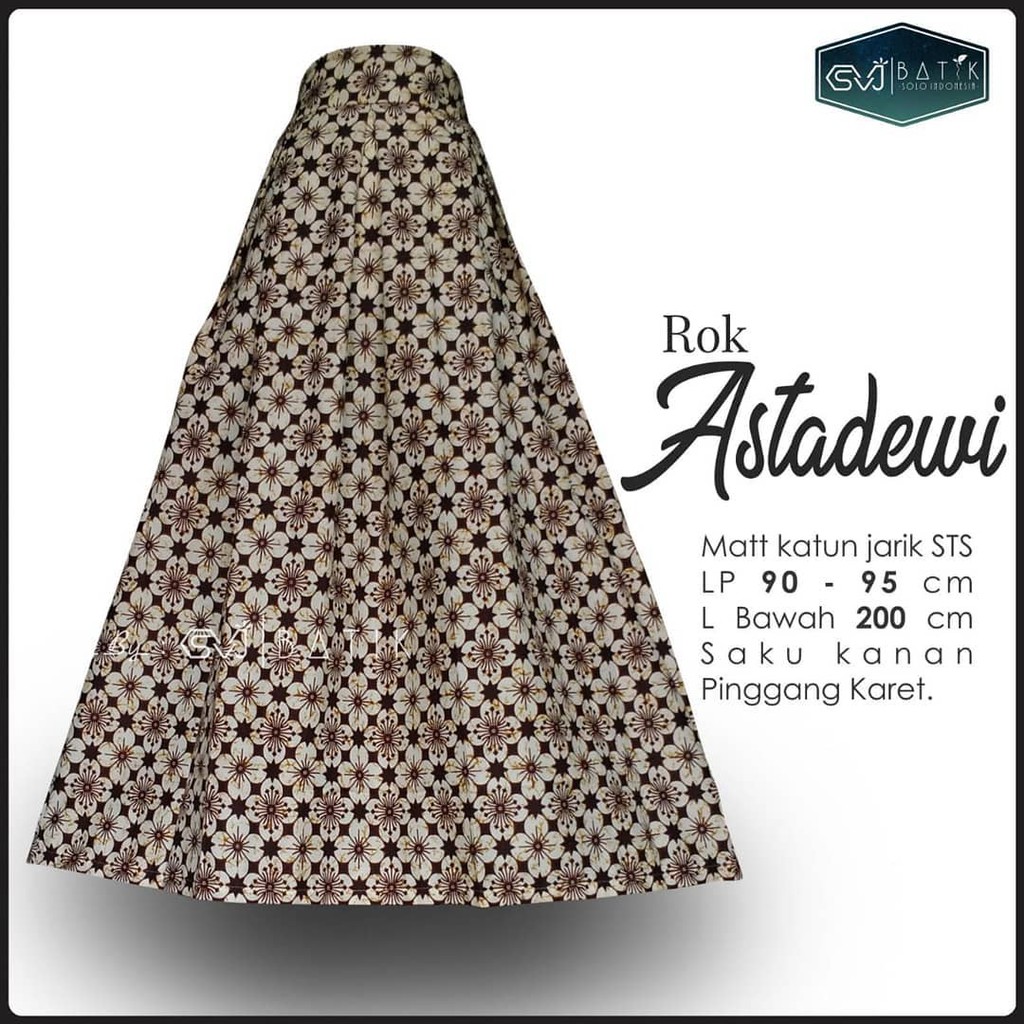 Rok Batik original Pekalongan garansi harga termurah Rok Batik Modern klok Bawahan Batik Ori By SVJ-rok Astadewi