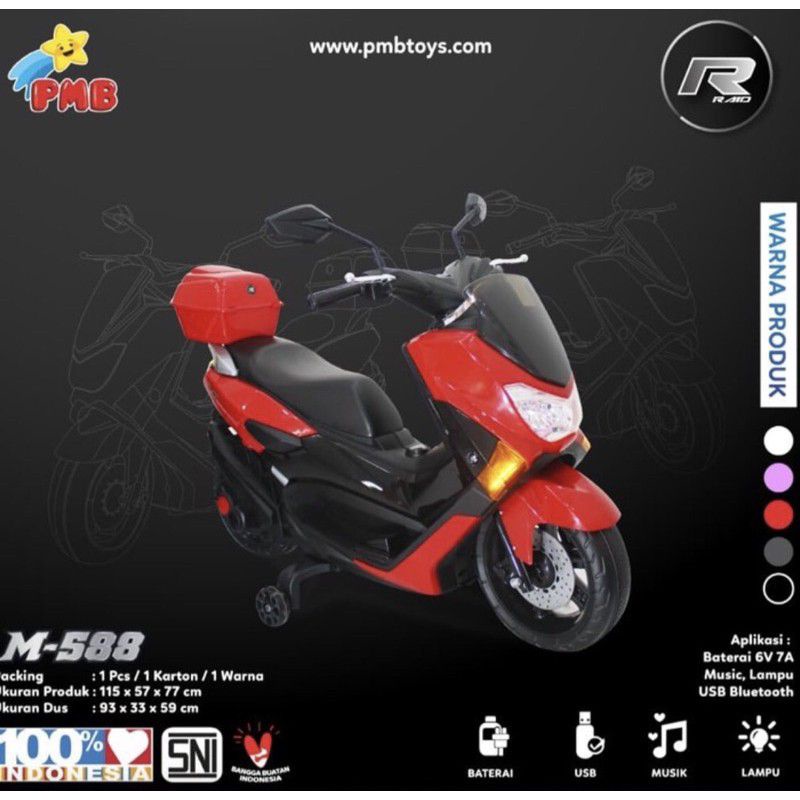 Motor aki Yamaha NMAX PMB M588