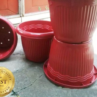  Pot  Bunga  Plastik  Warna 40cm Shopee  Indonesia