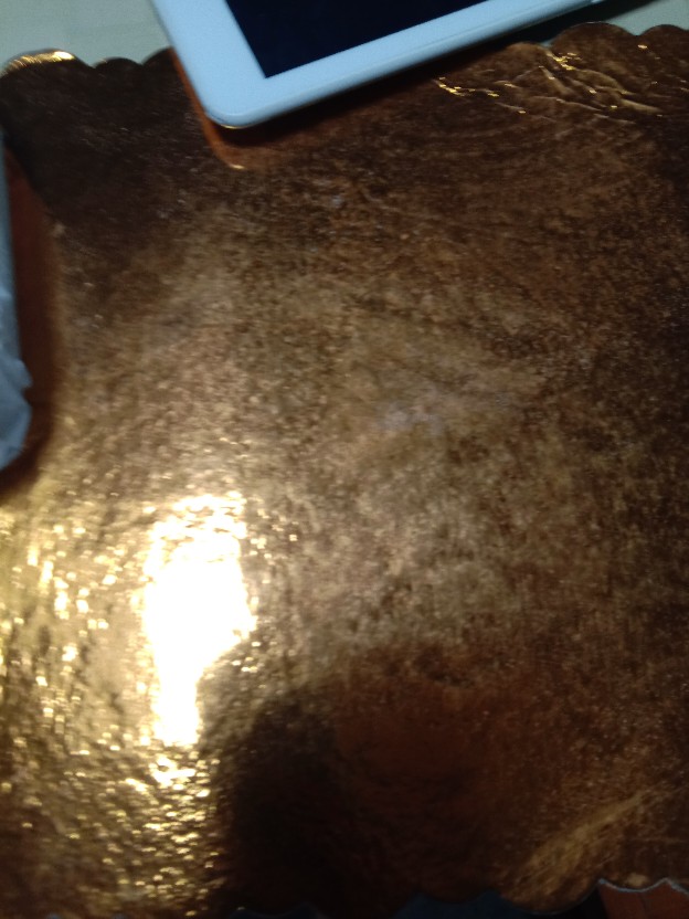 Alas Kue Emas Bulat & Petak 25x25cm