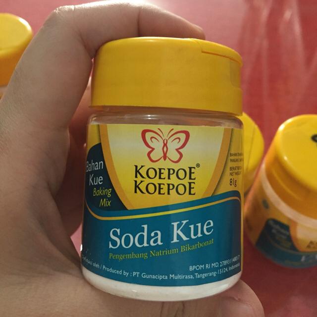 Baking Powder Baking Soda Soda Kue Cmc Vx Bubuk Spikuk Merk Koepoe Shopee Indonesia