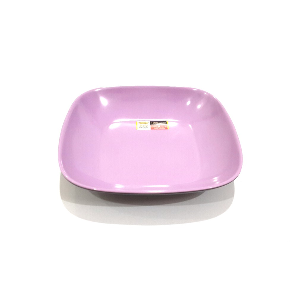 PIRING SAJI KOTAK JEPANG P65A4 Piring MELAMIN Kotak Dalam Golden Dragon - Piring 6,5 inc UNGU HITAM