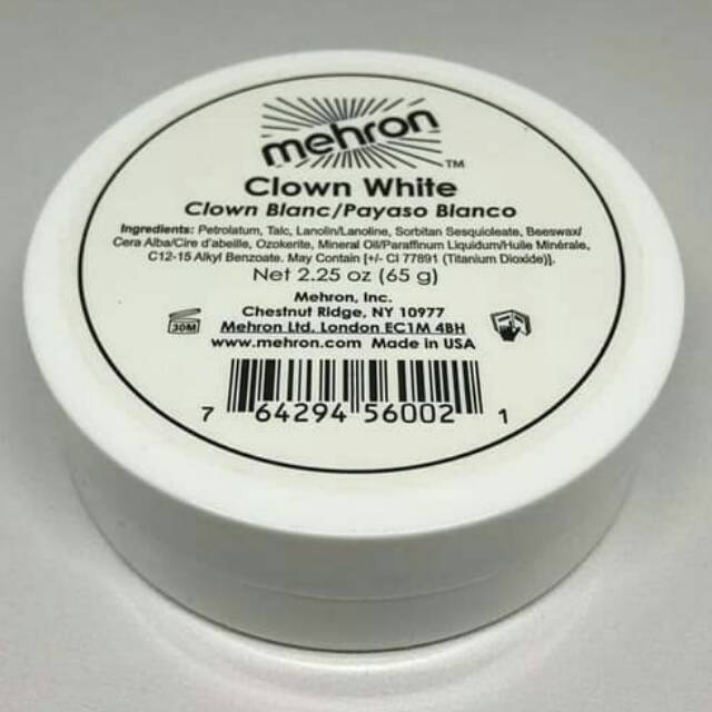 MEHRON CLOWN WHITE 65GR