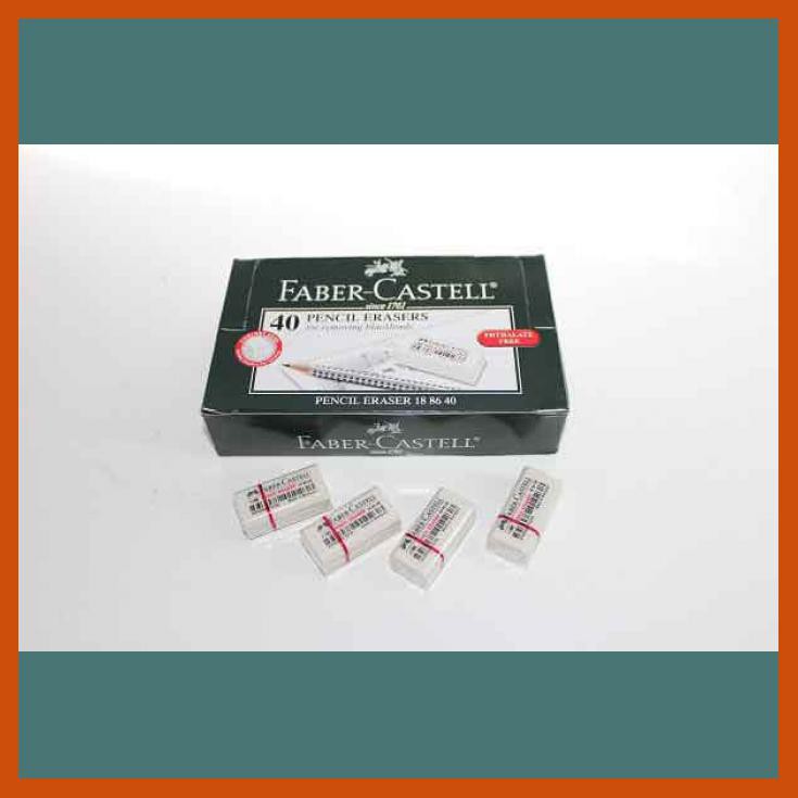 

PENGHAPUS STIP FABER CASTELL KECIL PUTIH ATK