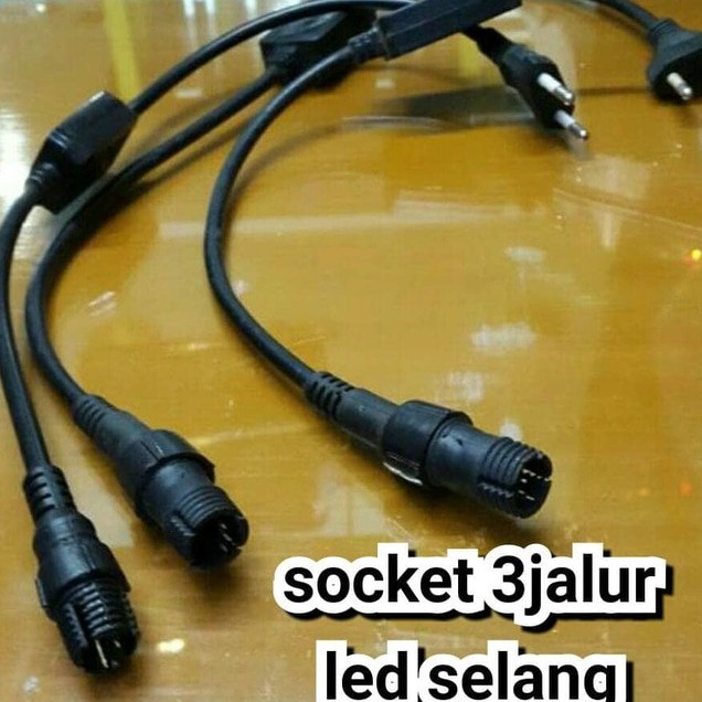 [✅COD] Socket Led selang 3 jalur 10M