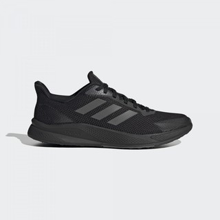plain black adidas