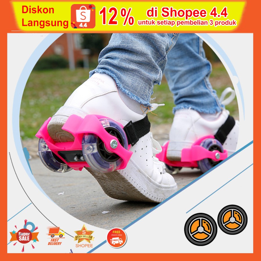 Flashing Roller Sepatu  inline skate roller shoes spatu 