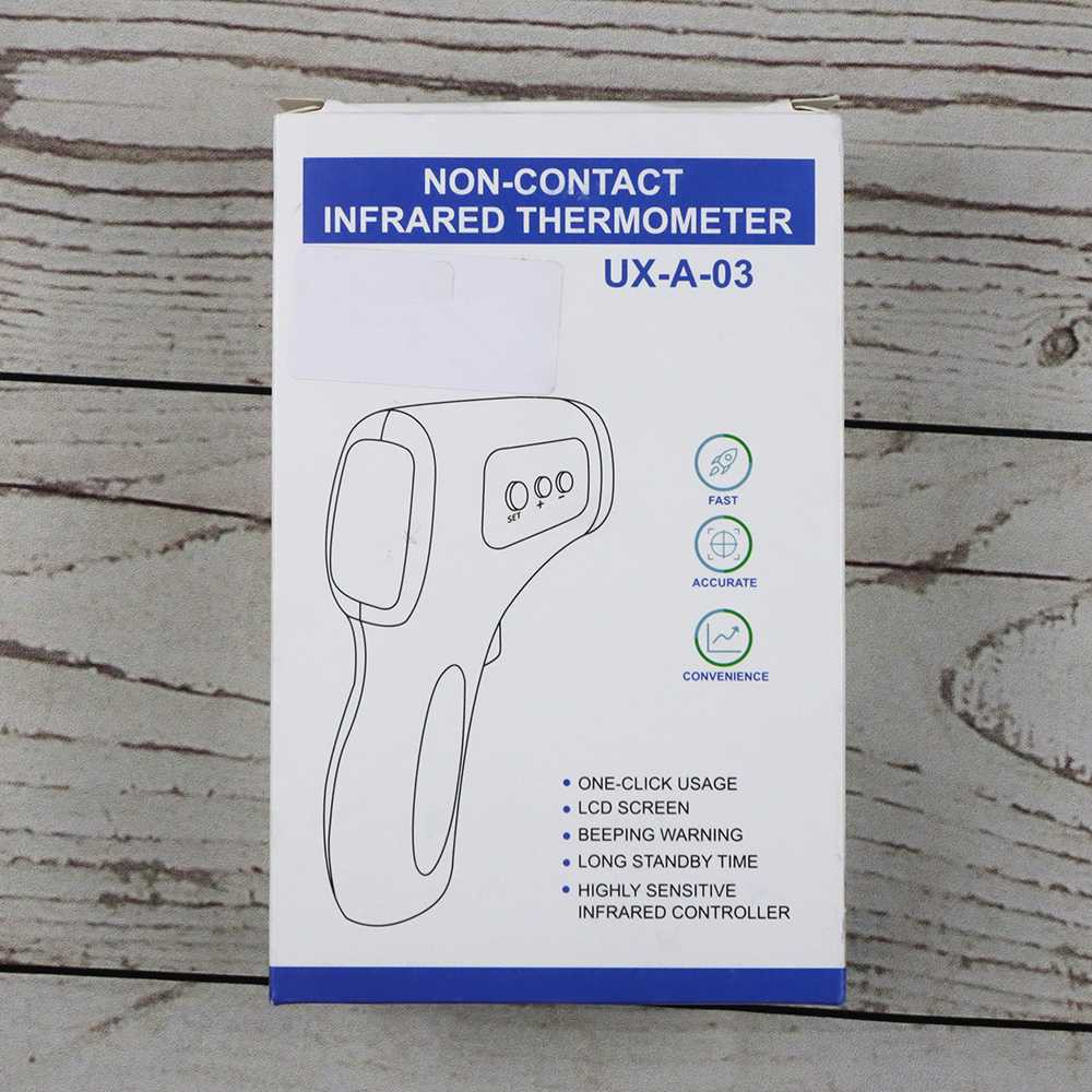 Thermogun Thermometer Tembak Infrared Non Contact LED Termometer Pengukur Suhu Tubuh Benda Ruangan