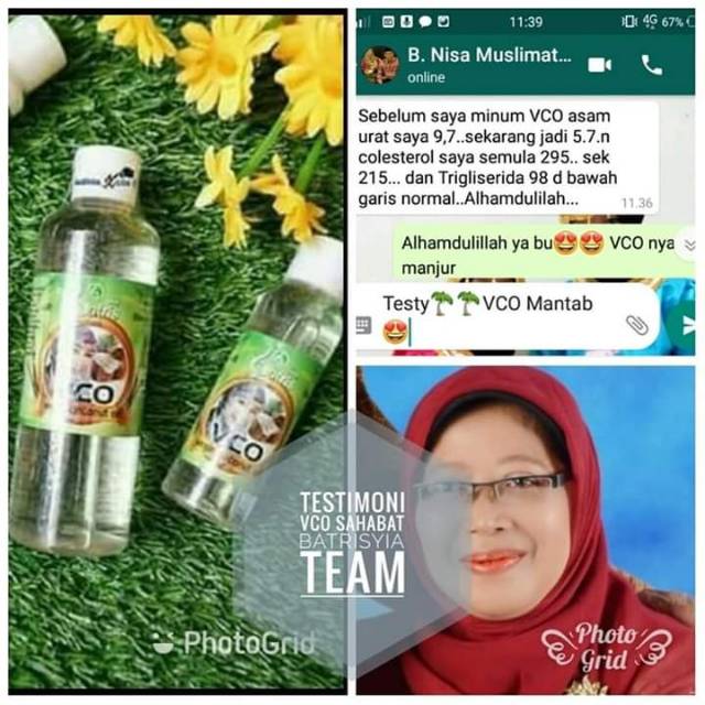 Batrisyia herbal minyak VCO
