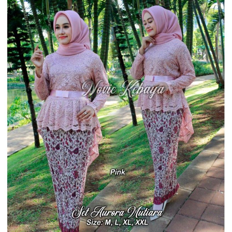 STELAN KEBAYA OURORA BROKAT PREMIUM/KEBAYA MODERN