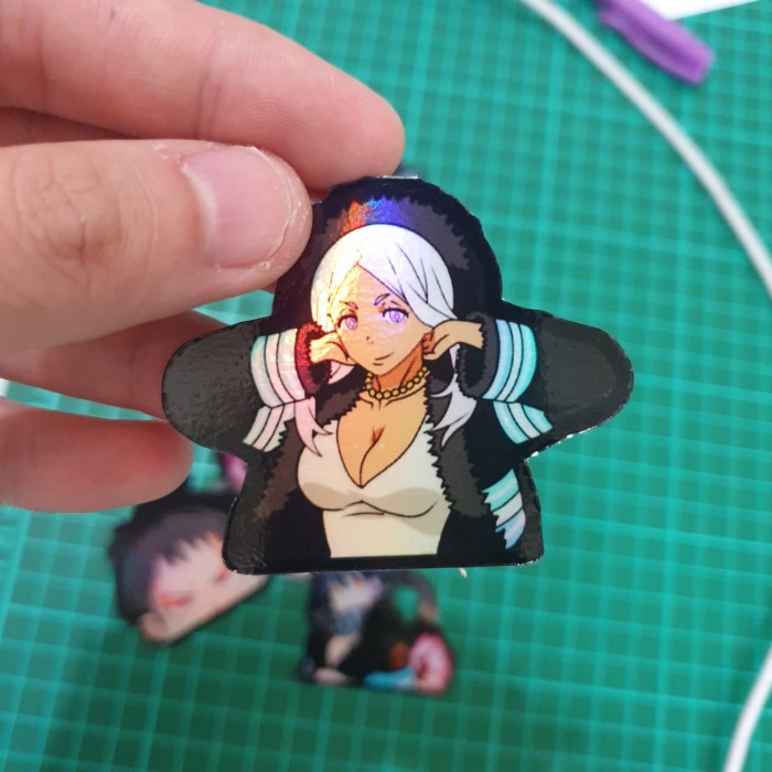 

Sticker Hologram Anime - PSH118 - Hibana - Fire Force