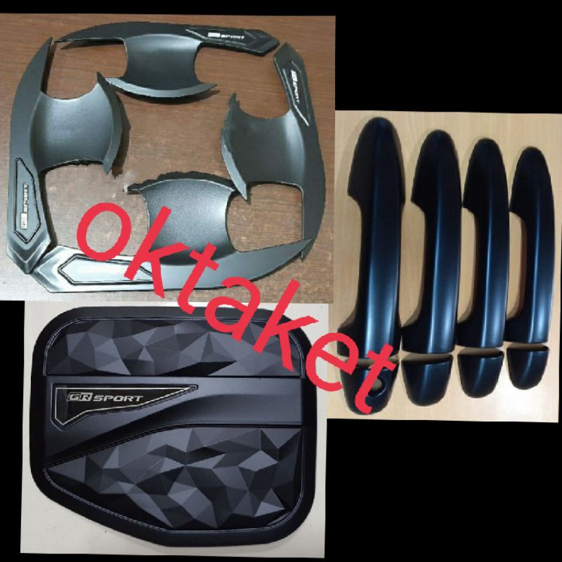 paket outer handle tank cover all new Innova 2021 2022 gr sport hitam