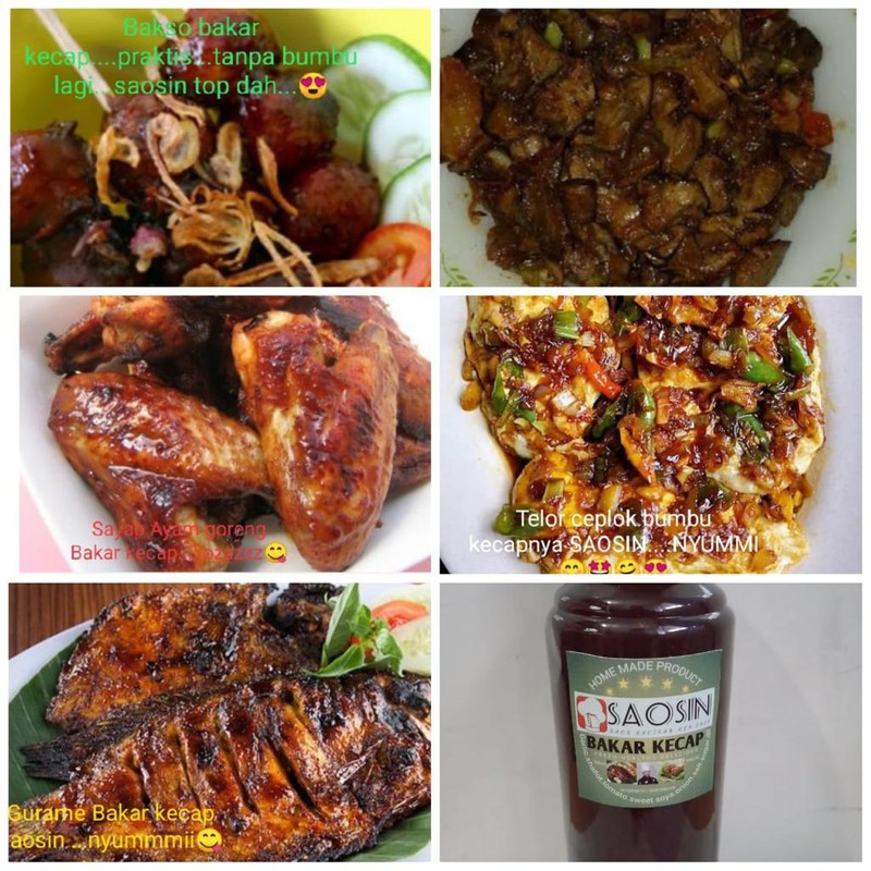 

Saos Saosin Rasa Bakar Kecap/Bakar Madu/Bakar Pedas (Bumbu Instan)