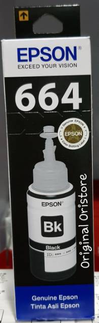 EPSON 664 - TINTA BOTOL ORIGINAL EPSON 70ML UNTUK EPSON L SERIES L100