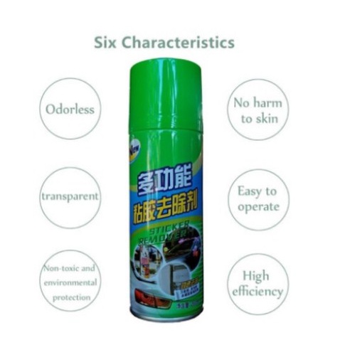 Spray Sticker Remover Sprai Cairan Penhilang Lem