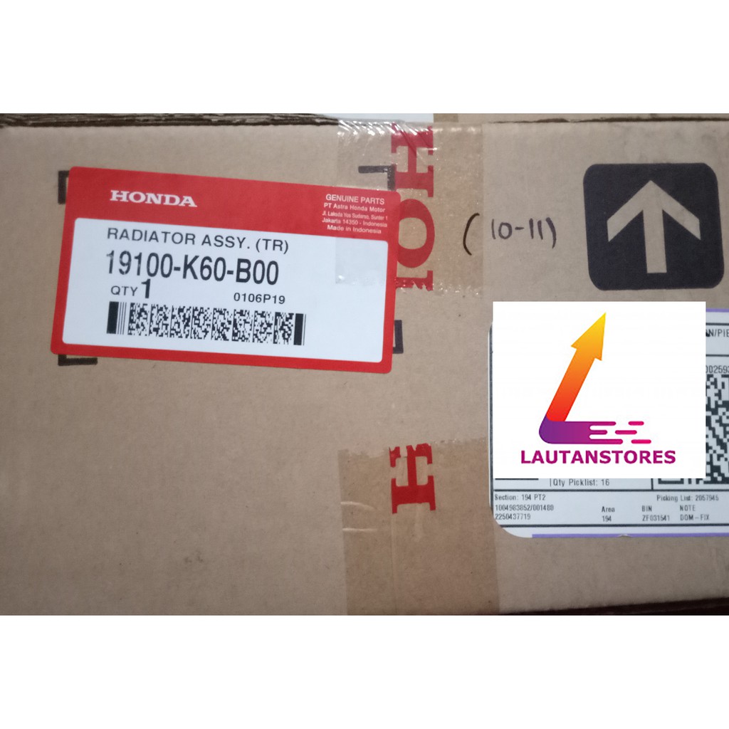 19100-K60-B00 Radiator Assy Vario 125 150 LED