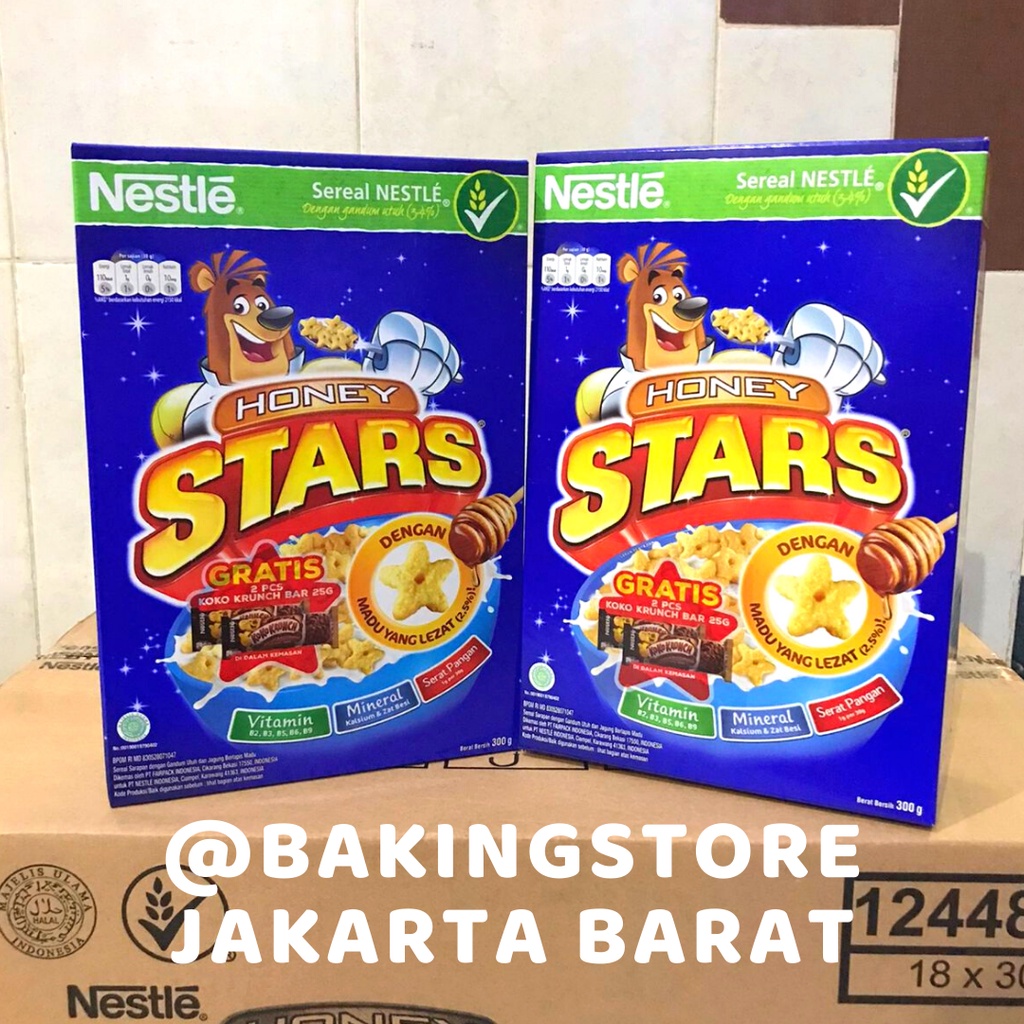 

HONEY STARS Sarapan Sereal Madu 300 gr Nestle | Honey Star