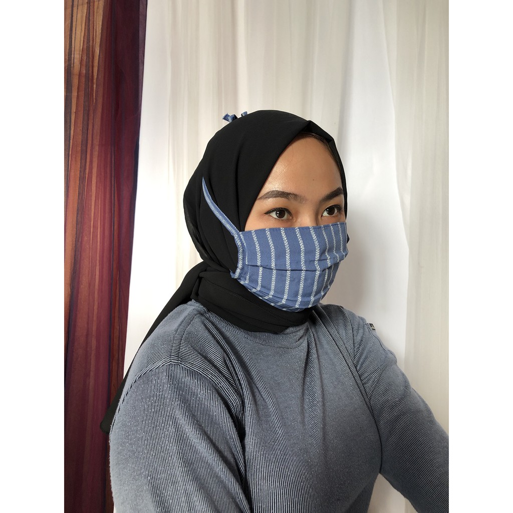 GYNDA MASKER KAIN POLOS MOTIF WOLFIS KATUN OXFORD