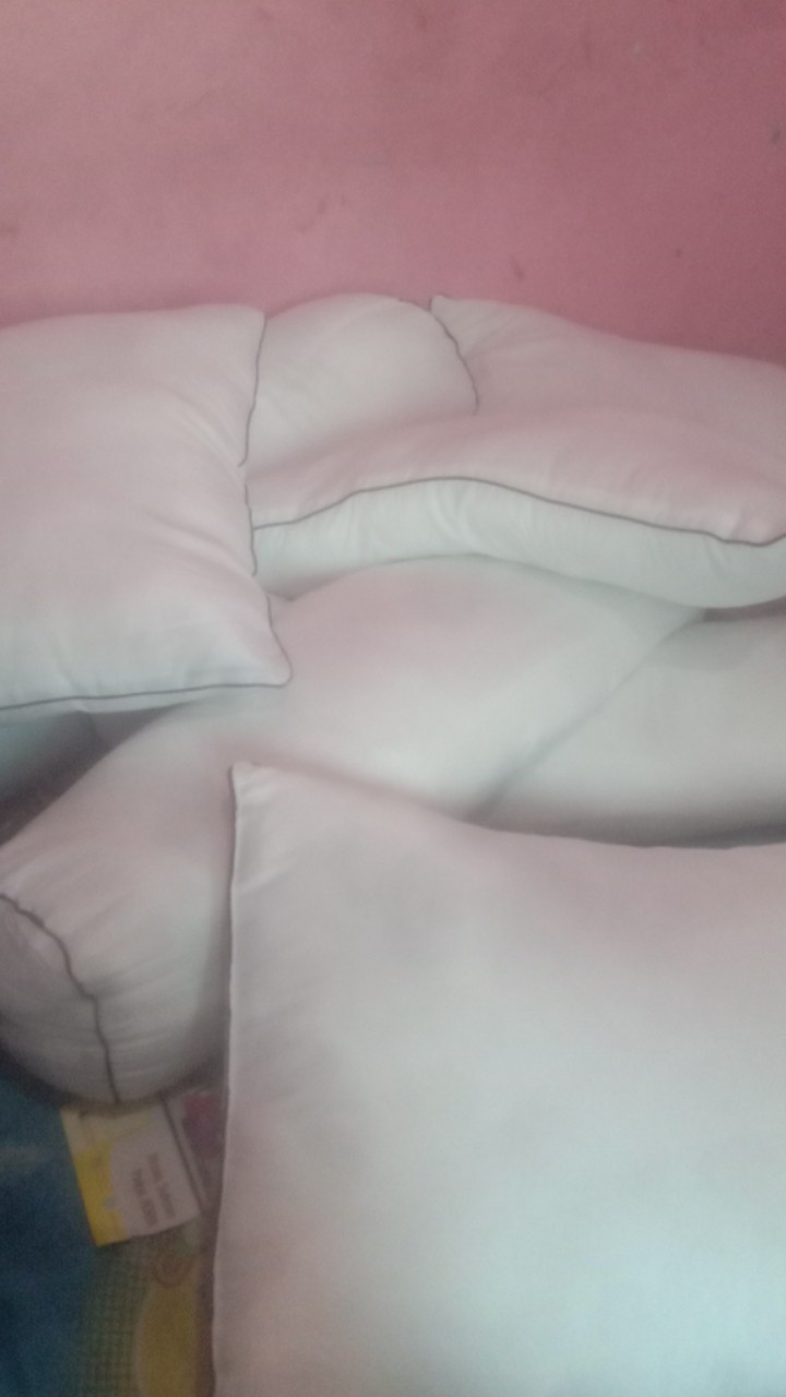 Best Paket 2bh Bantal Dan 2bh Guling Silicon Standard Hotel Super Lembut