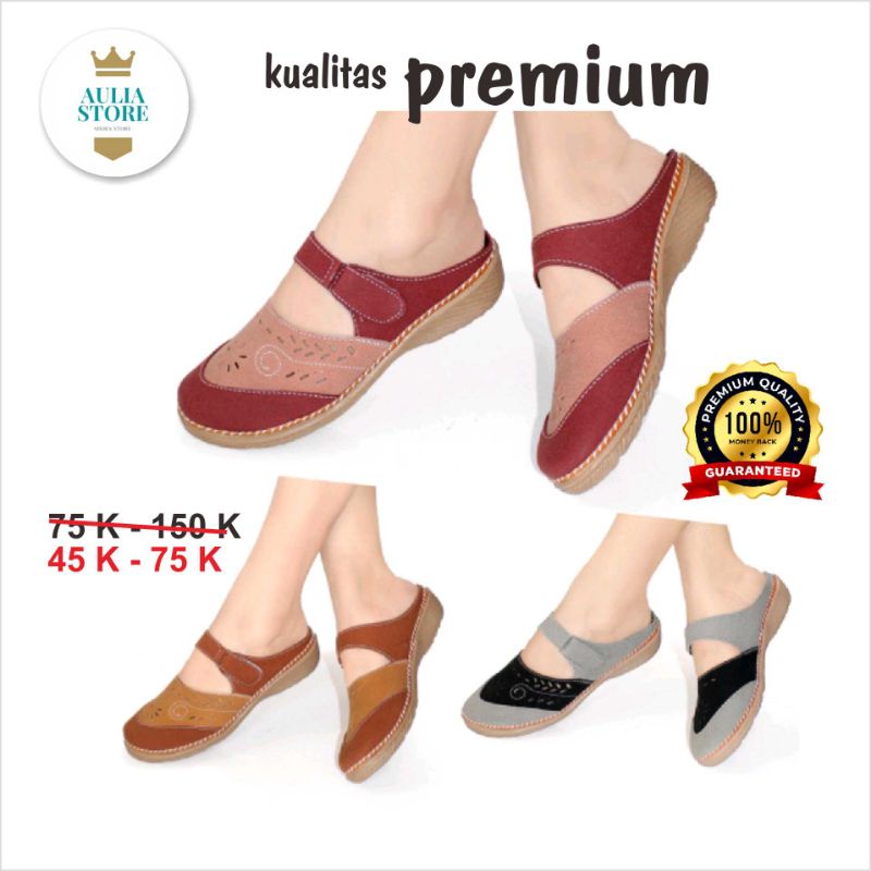 sepatu sandal wanita selop big size jumbo 41_45. sl au 12 nokun