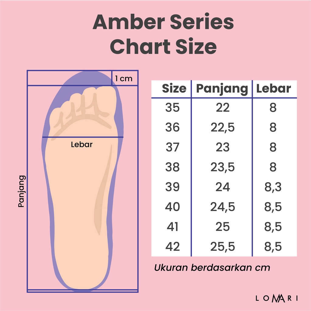 AMBER SERIES LOMARI - Sandal Heels Wanita