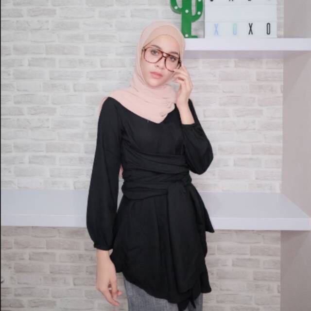 Qamari kimono jetblack preloved