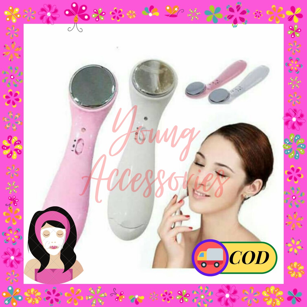 Setrika Wajah Ion Massager Termurah Setrika Ionizer Serum Face Pijat Wajah/ Ion Face Massager