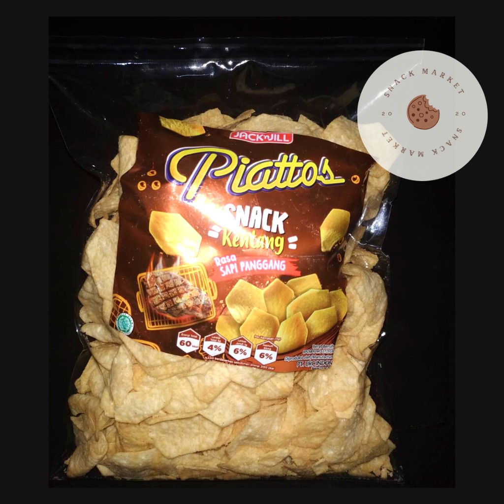 

Snack Repack Piattos Snack Kentang All Varian Rasa 200gr