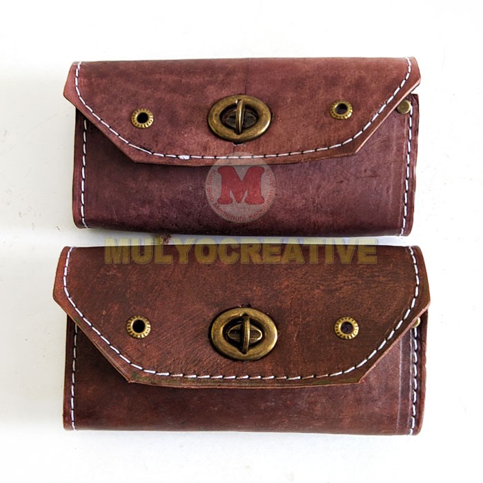 Aksesoris Sepeda Onthel - Tas Sadel Klasik Tas Kecil Bahan Kulit