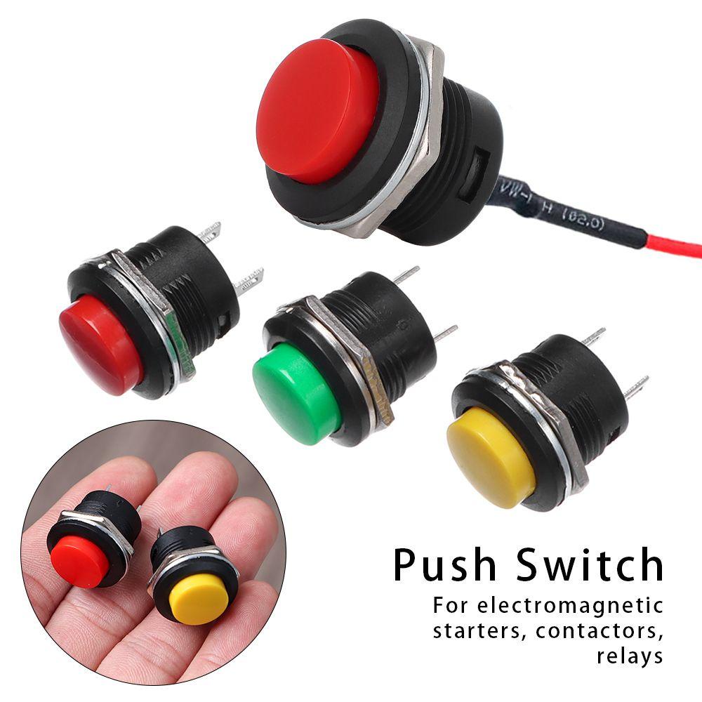 Suyo 10switch Momentary Simple R13-507 Bulat Untuk Kontrol Sirkuit