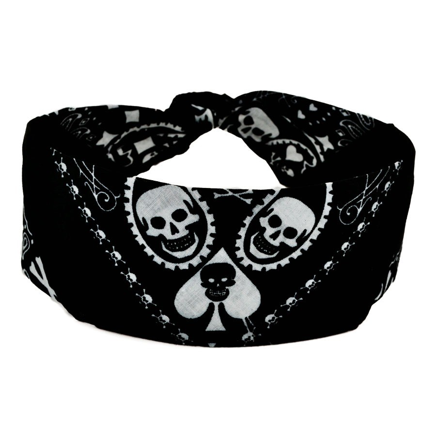 slayer tengkorak/ skull bandana katun