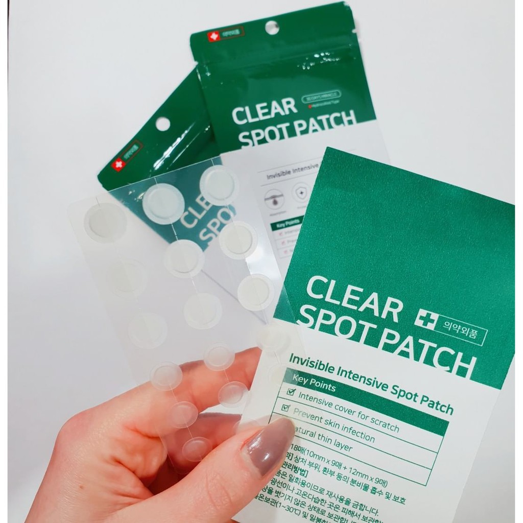 SOME BY MI CLEAR SPOT PATCH (18 PATCH) Invisible Intensive Spot Patch acne treatments Somebymi Clear