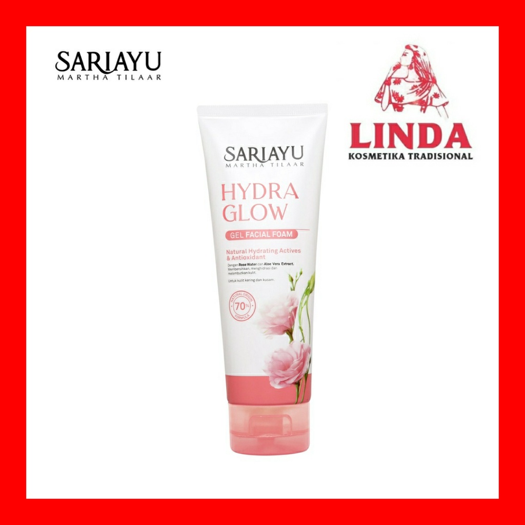 SARIAYU HYDRA GLOW GEL FACIAL FOAM 100G