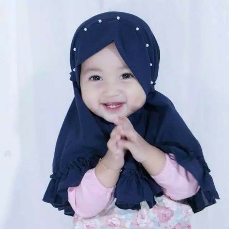 kerudung bayi 0 6 bulan 1 2 tahun SYRIA BULAN Kerudung anak bayi hijab bayi jilbab anak bayi jilbab 