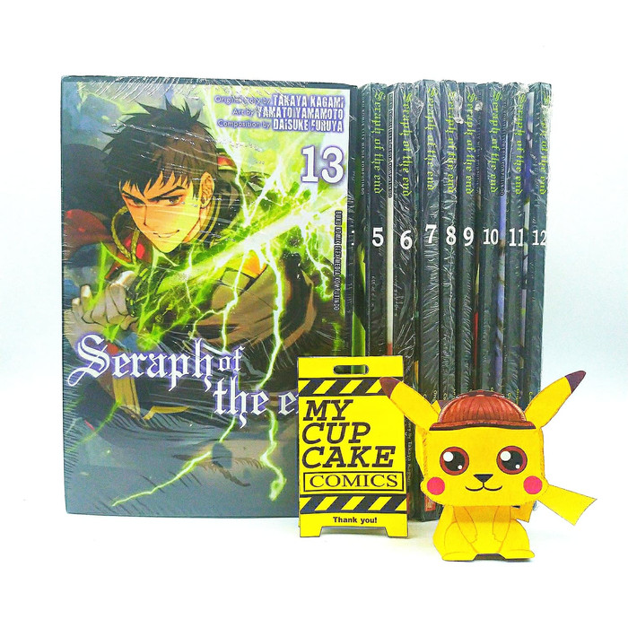 [NEW SEGEL] Komik Seraph of The End Vampire Manga + Bonus Papercraft Manga Anime 0123456789 Original