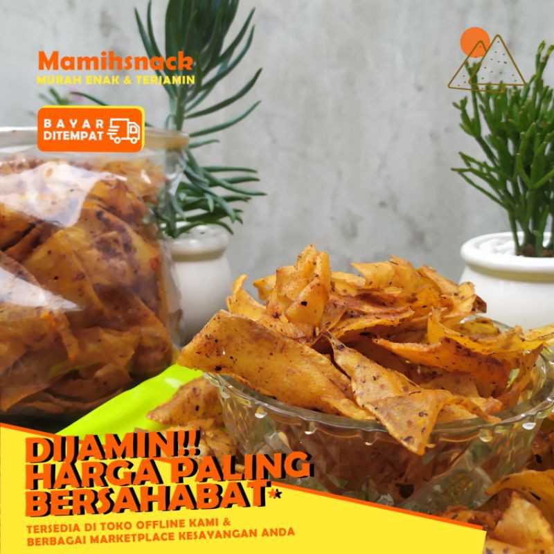 

Keripik Singkong Pedas Dan Nikmat Makanan Ringan Snack Murah Cemilan Murah Dan Enak Mamihsnack