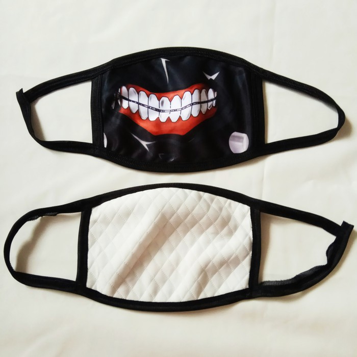 MK masker wajah anti debu motor kaneki ken tokyo ghoul dust mask